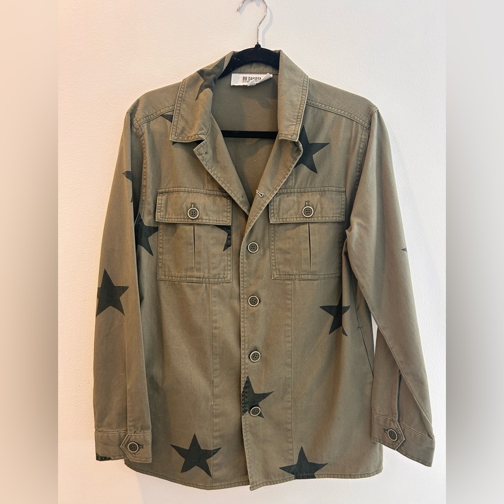 BB Dakota / Steve Madden Army green Star Jacket/Blazer